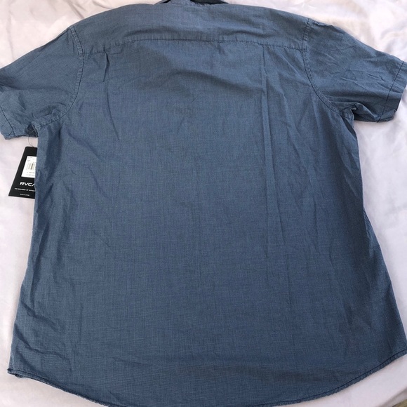 RVCA men’s short sleeve button down shirt - Picture 3 of 4